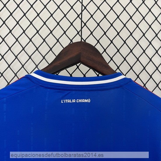 Nuevo Tailandia 1ª Camiseta Italia 2024 Azul Baratas